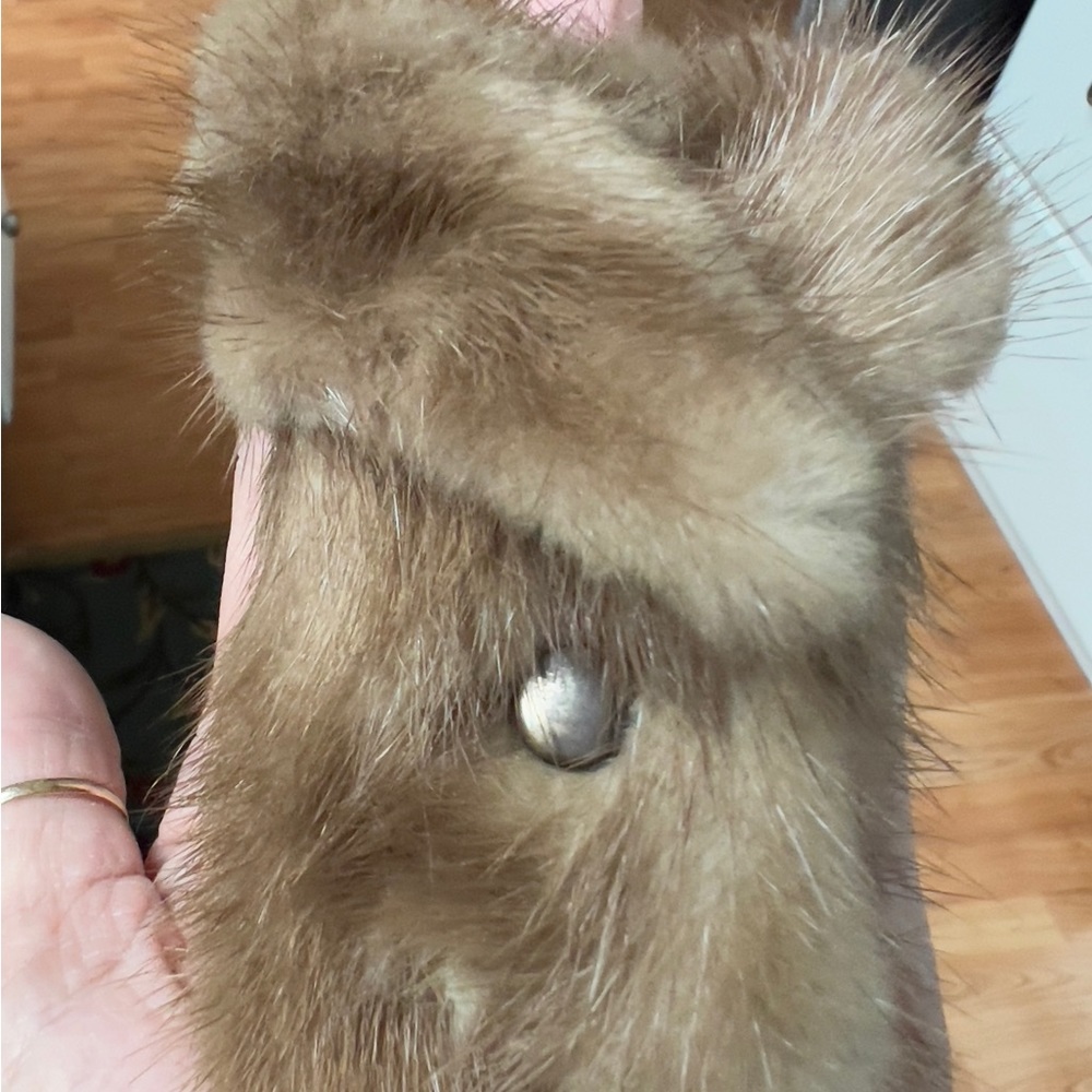 Vintage Mink Stole Ladies Key Case